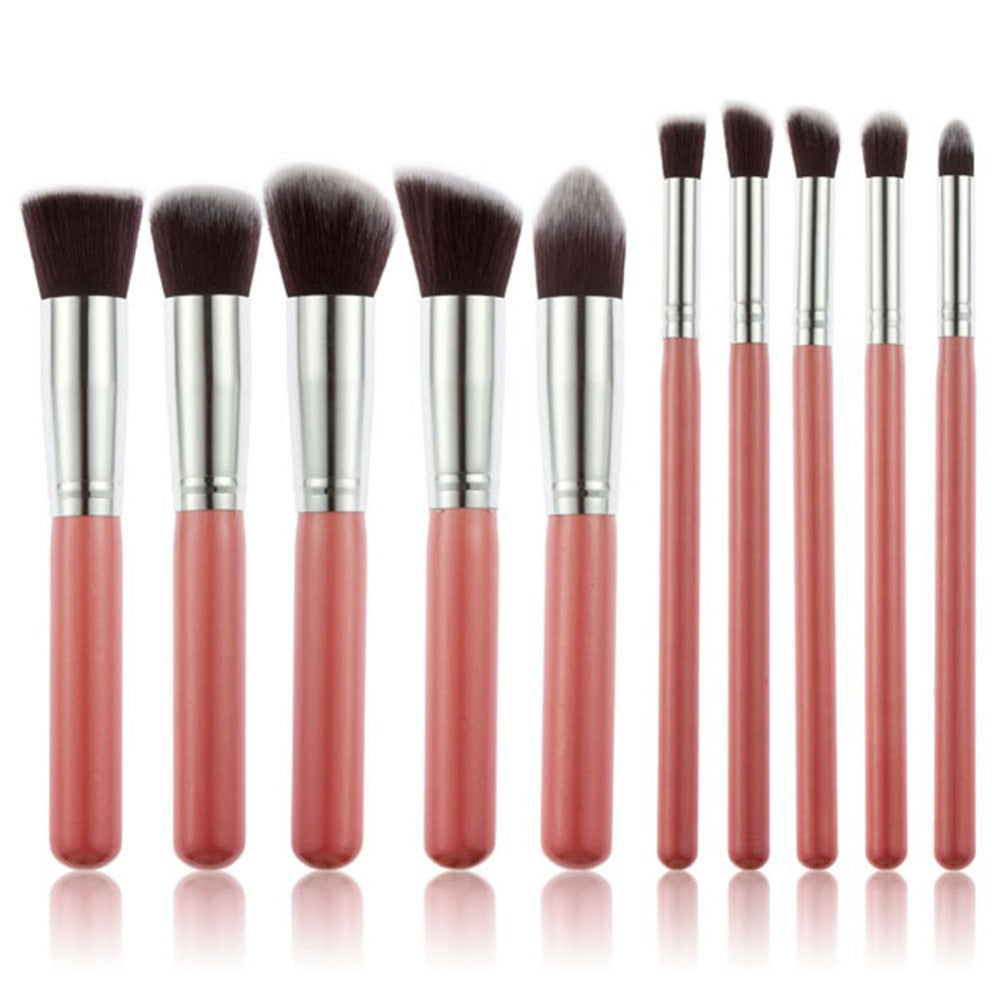 10 piece makeup brushes