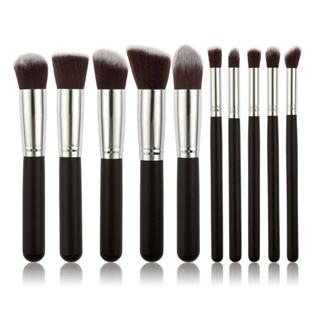 10 piece makeup brushes