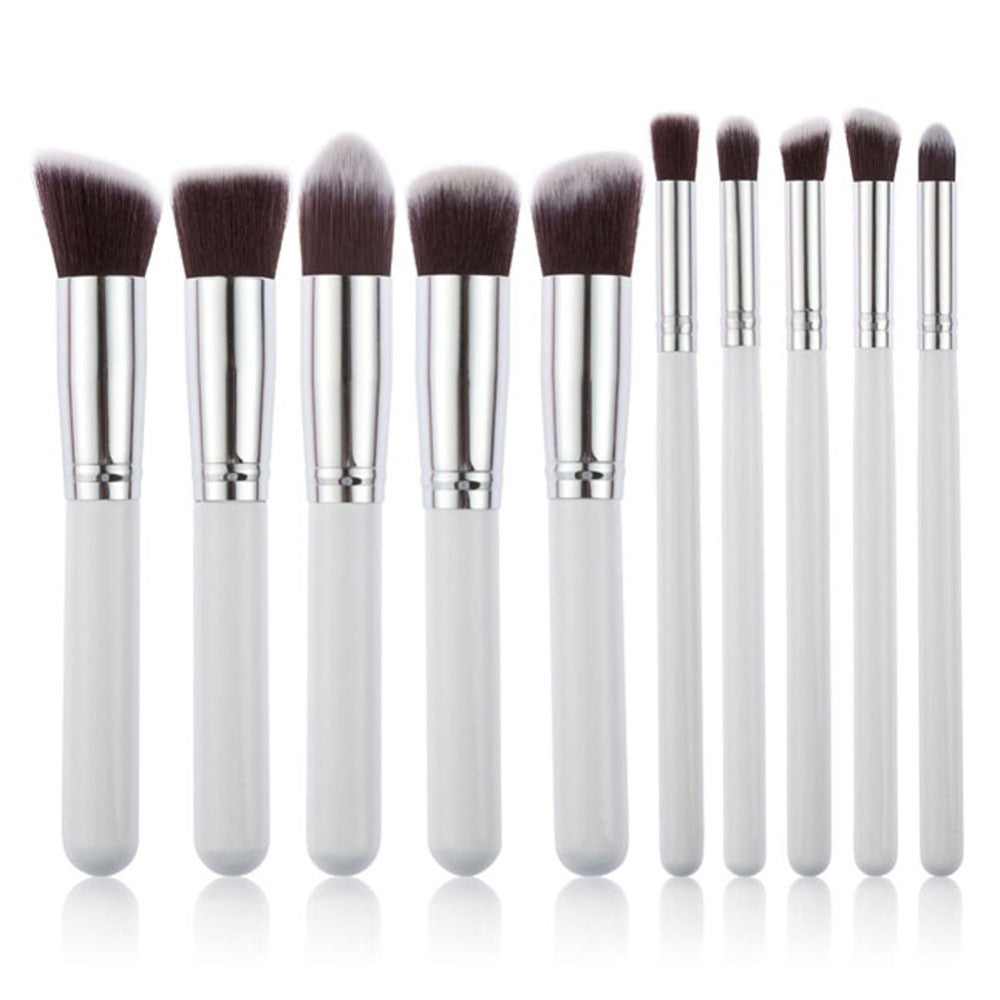 10 piece makeup brushes