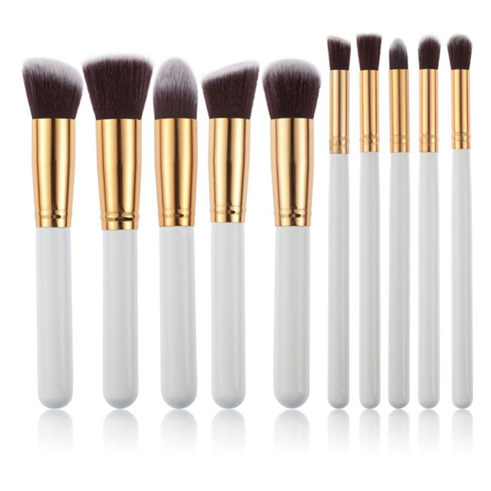 10 piece makeup brushes