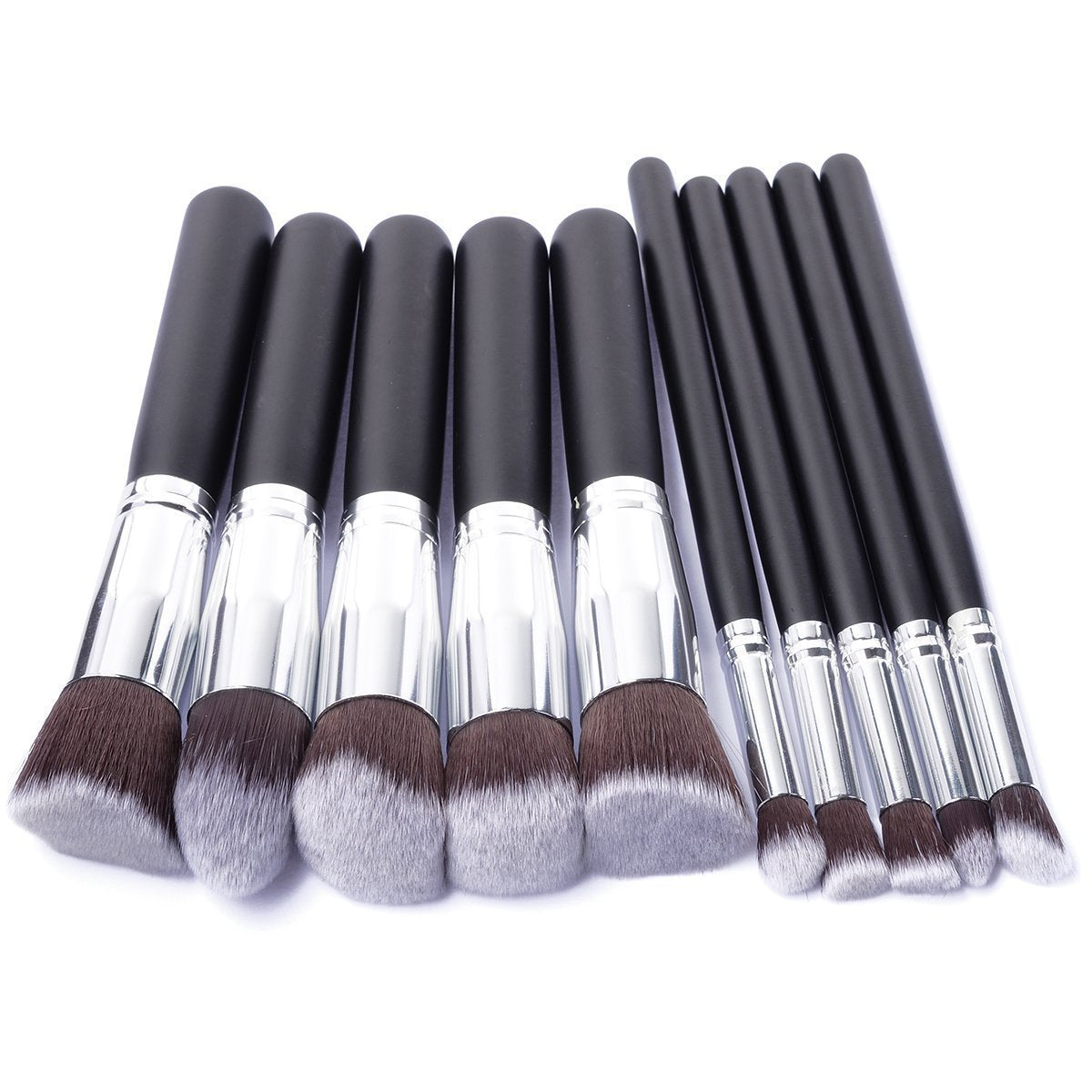 10 piece makeup brushes